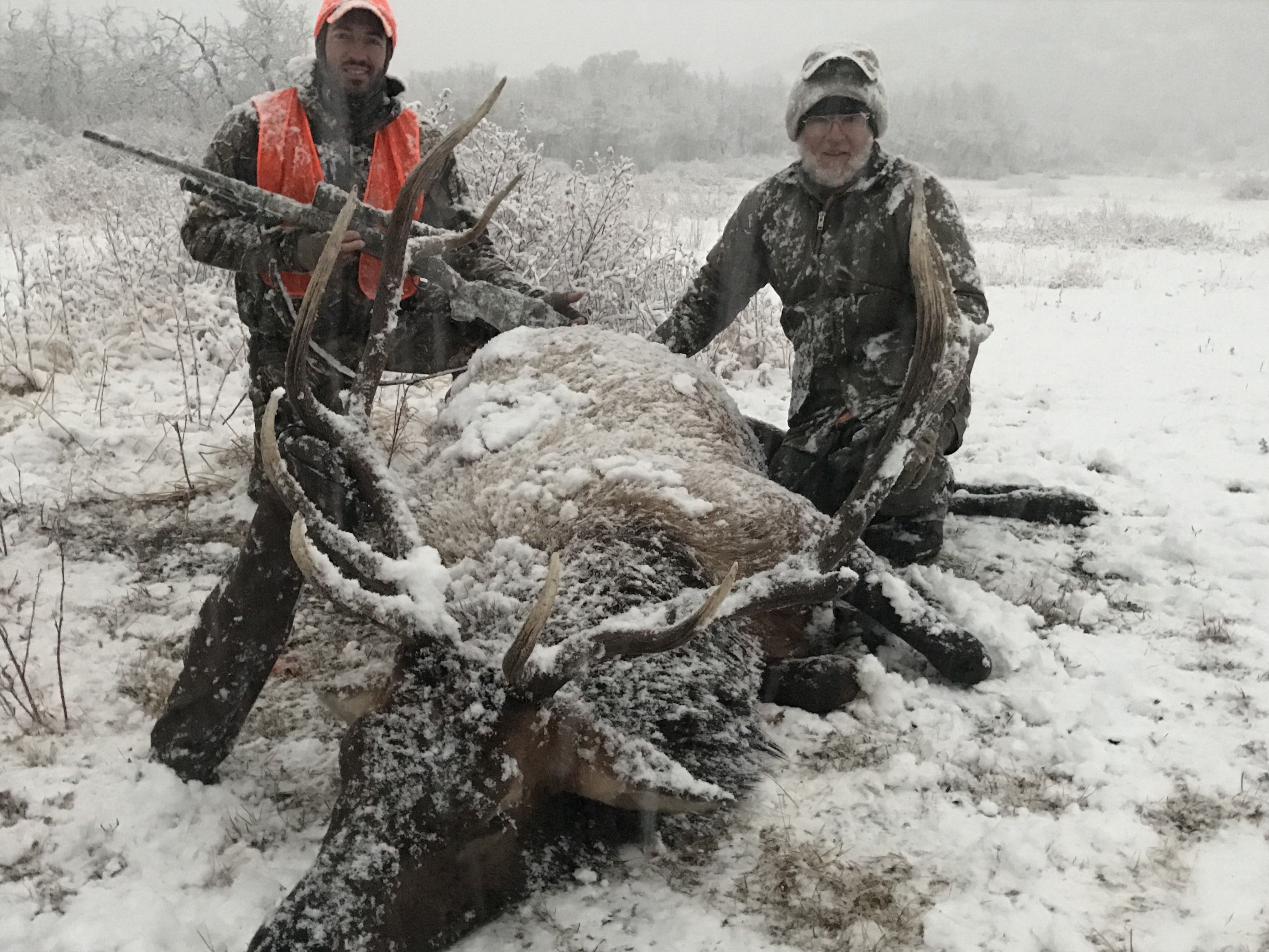 Rifle hunting for elk